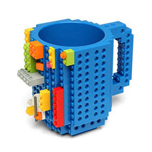 Load image into Gallery viewer, 350ml Creative Coffee Mug Travel Cup Kids Adult Cutlery Lego Mug Drink Mixing Cup Dinnerware Set for Child
